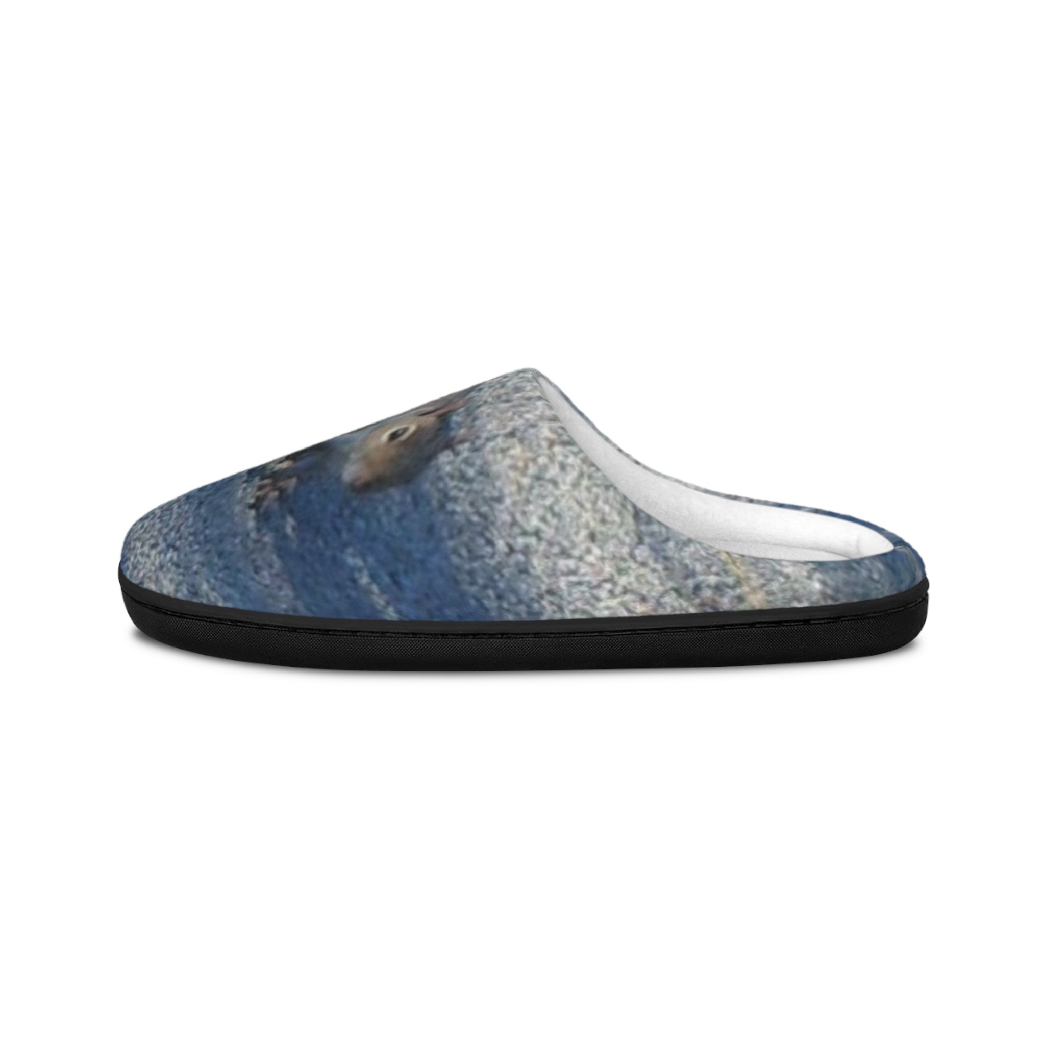 Cozy Men’s Indoor Squirrel Slippers with Artistic Design - Perfect for Relaxation and Home Lounging